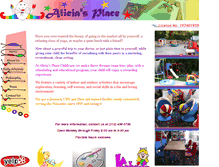 Tablet Screenshot of alicias-place.com